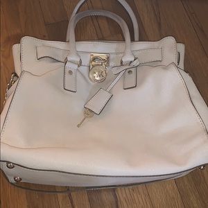Michael Kors Cream Hamilton Bag